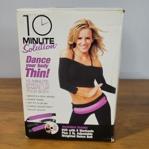 10 Minute Solution Dance Your Body Thin Full Length DVD 2LB Weighted Belt